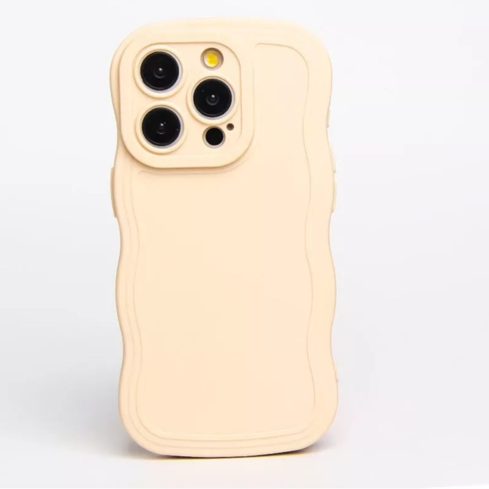 iPhone 14 Wavy Beige Matte Case